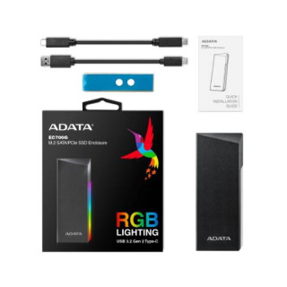 ADATA TECHNOLOGY B.V. ADATA BOX ESTERNO M.2 PCIESATA SSD RGB USB-C